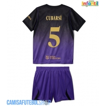 Camisa de time de futebol Barcelona Pau Cubarsi #5 Replicas 2º Equipamento Infantil 2026-27 Manga Curta (+ Calças curtas)